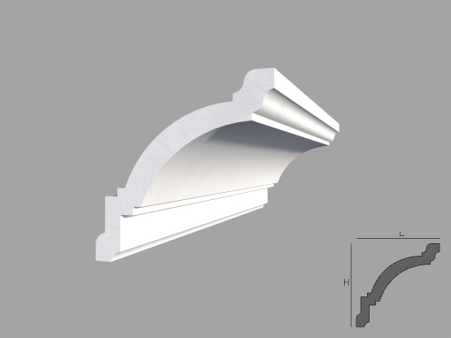 Bagheta de colt / Cornisa de interior BC20 dimensiuni 100x100x2000mm