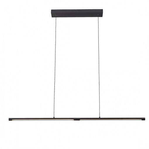 Lustra moderna neagra liniara cu led minimalista Torch