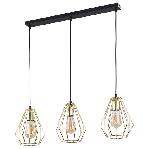 Lustra Negru 3xE27 BRYLANT 2789TK