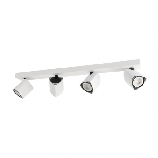 Spot aplicat modern alb triunghiular cu 4 brate Merus