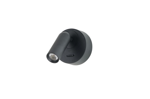 Aplica perete LUGANO ROUND WALL Negru