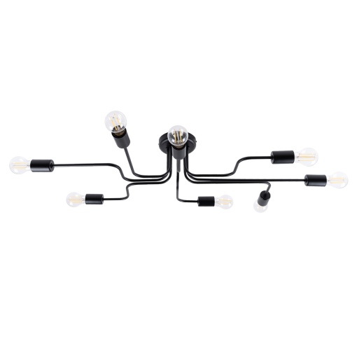 Candelabru VECTOR 8 Negru
