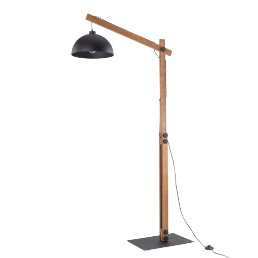 Lampadar Negru Bej 1xE27 OSLO 5128TK