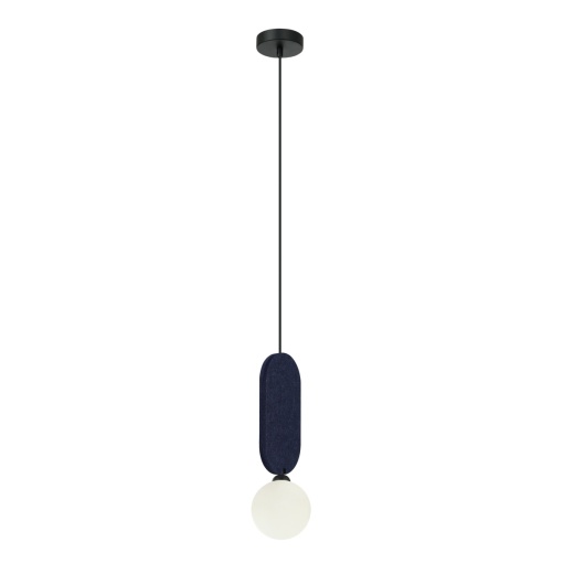 Pendul Lorenzo Albastru 1 x G9