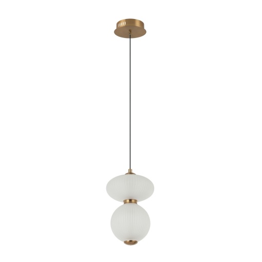Pendul Nico Negru Auriu x LED