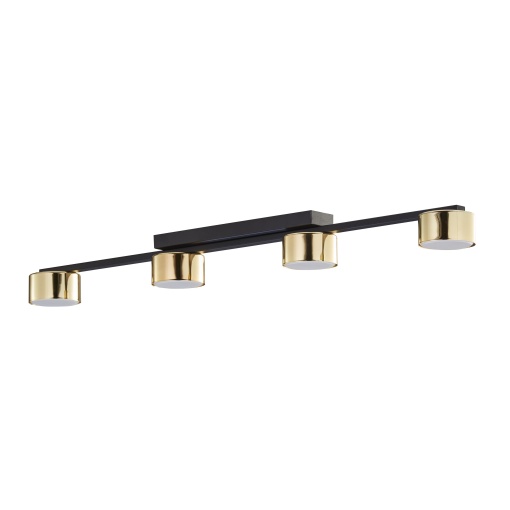 Plafoniera Negru Auriu 4xGX 53 DALLAS 6095TK