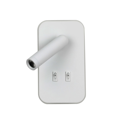 Aplica perete Doria Alb 2 x LED