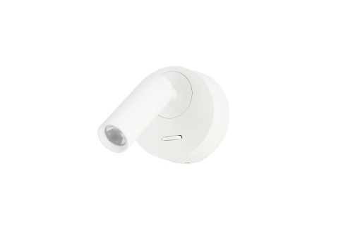 Aplica perete LUGANO ROUND WALL Alb