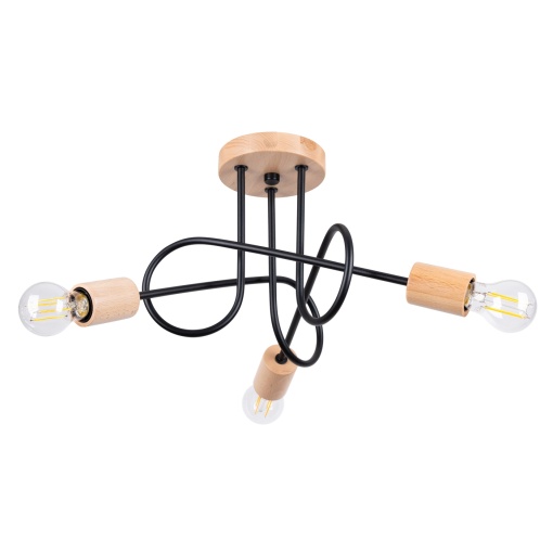 Candelabru EMBER 3 Negru