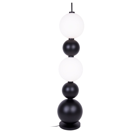 Lampadar TAMA F0058 LED Negru Alb