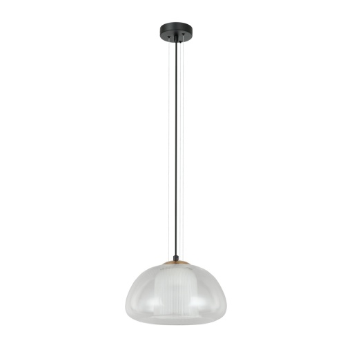 Pendul Feder Negru 1 x E27