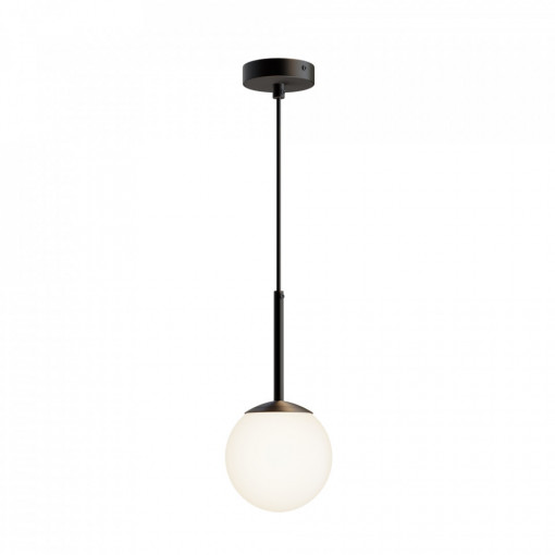 Pendul modern negru cu glob de sticla Maytoni Basic form d15