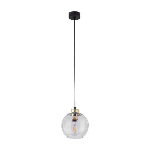 Pendul Negru Auriu 1xE27 DEVI 4646TK