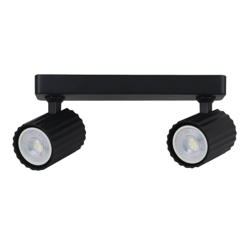 Spot aplicat Tokio Negru 2xGU10