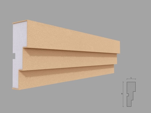 Ancadrament fereastra exterior FP133 dimensiuni 115x40x2000mm