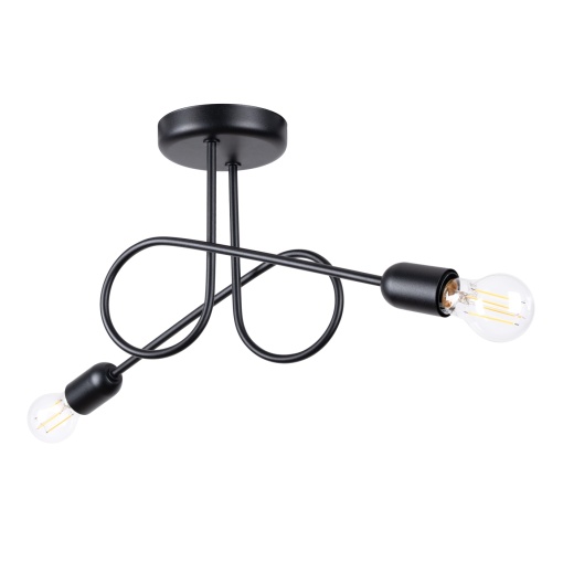 Candelabru LOOP 2 Negru