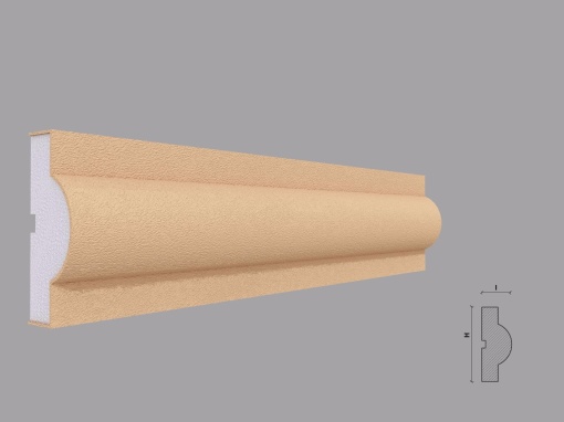 Ancadrament fereastra exterior FP121 dimensiuni 100x40x2000mm