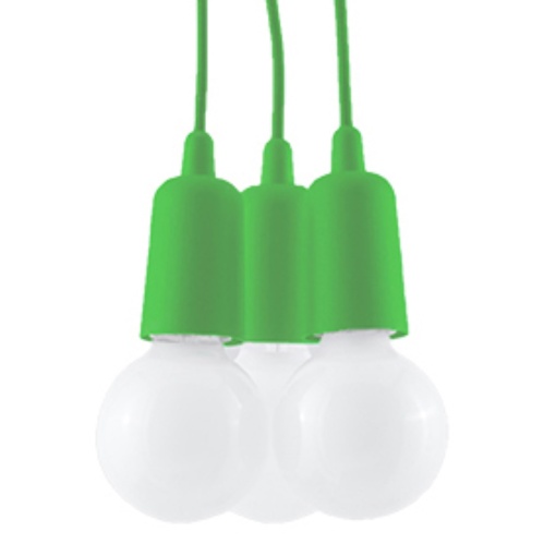 Lampă suspendată DIEGO 3 Verde
