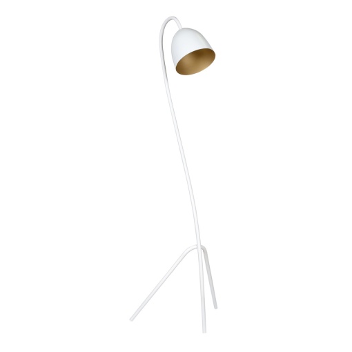 Lampadar HARIS LP1 Alb / Auriu