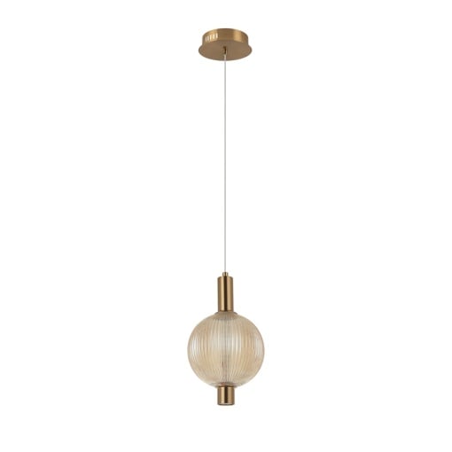 Pendul Lenti Negru Auriu x LED