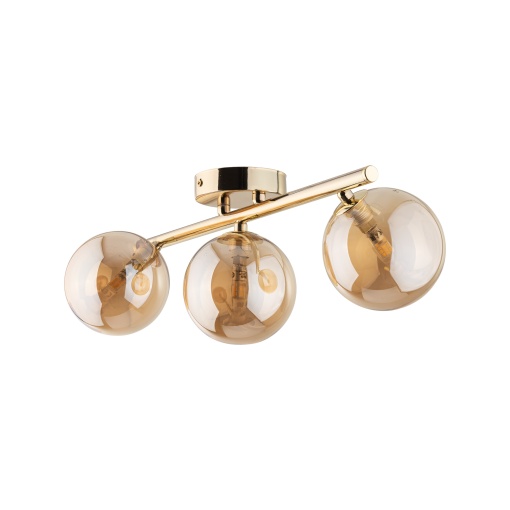 Plafoniera/ Aplica perete Auriu 3xG9 ESTERA 5418TK