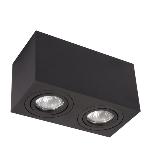 Spot aplicat Lyon Negru 2xGU10