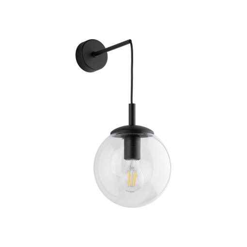 Aplica perete Negru 1xE27 ESME 5387TK
