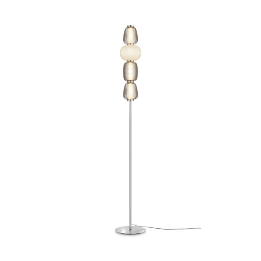 Lampadar modern chrome cu led Maytoni Pattern