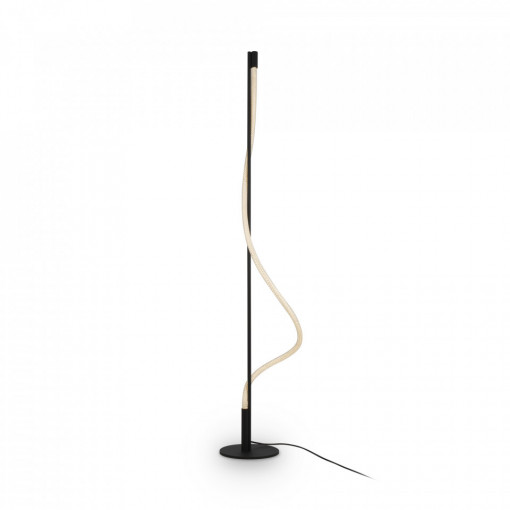 Lampadar modern negru liniar minimalist Maytoni Tau