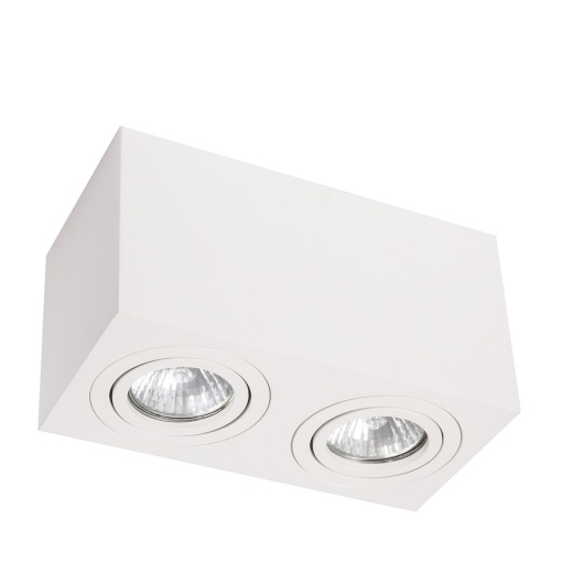 Spot aplicat Lyon alb 2xGU10