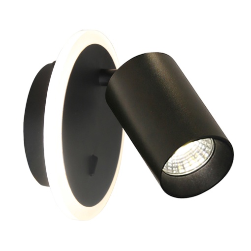 Spot aplicat Parma 1 Negru 1xGU10 LED CCT