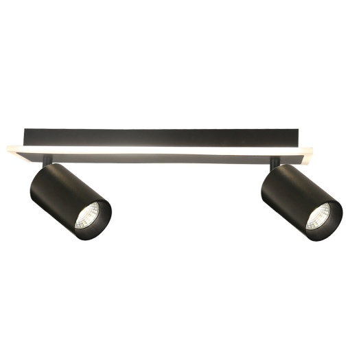 Spot aplicat Parma 2 Negru 2xGU10 LED CCT