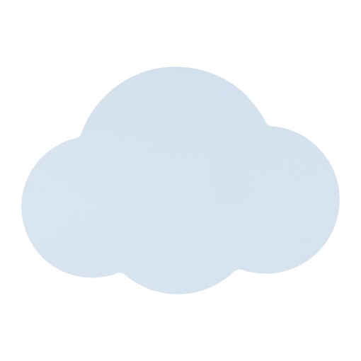 Aplica perete Albastru Alb 2xG9 CLOUD 4966TK