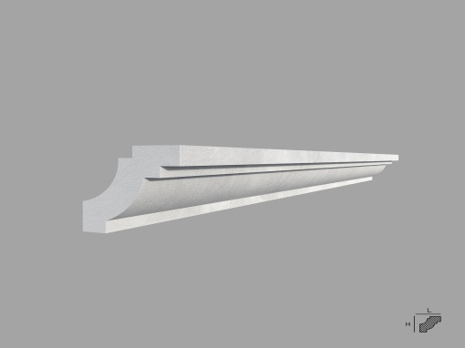 Bagheta de colt / Cornisa de interior BC26 dimensiuni 30x30x2000mm