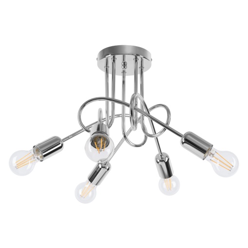 Candelabru LOOP 5 Chrome
