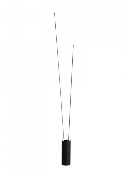 Lampadar negru VERTICAL -7346