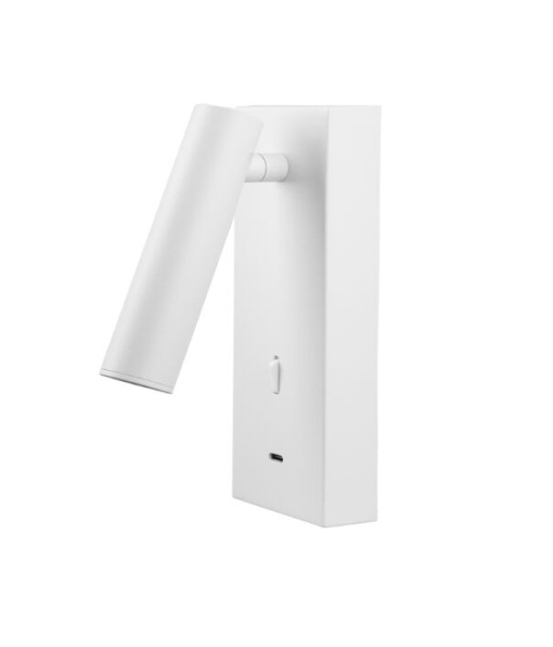 Aplica perete de citit 3W 3000K Alb Incarcator tip C TARIFA II 8498