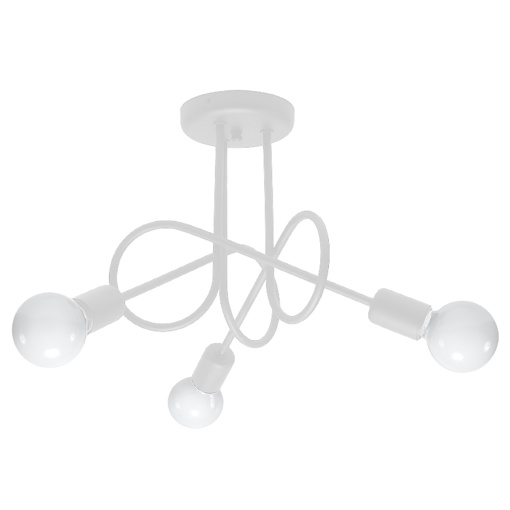 Candelabru LOOP 3 Alb