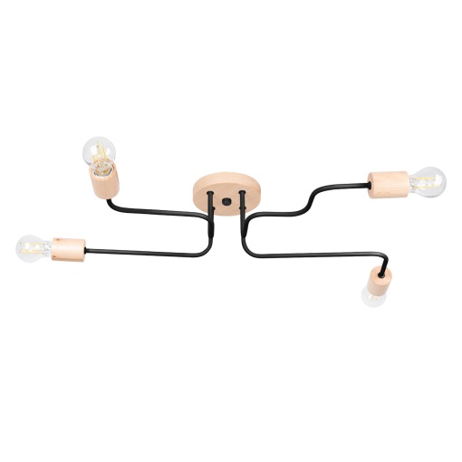 Candelabru TIMBO 4 Negru