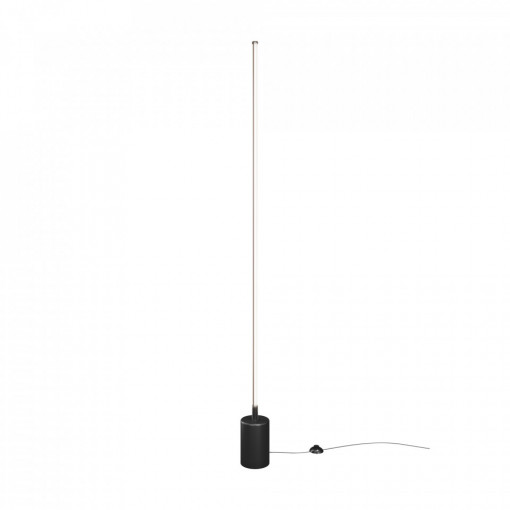 Lampadar modern negru liniar cu led Maytoni Flow
