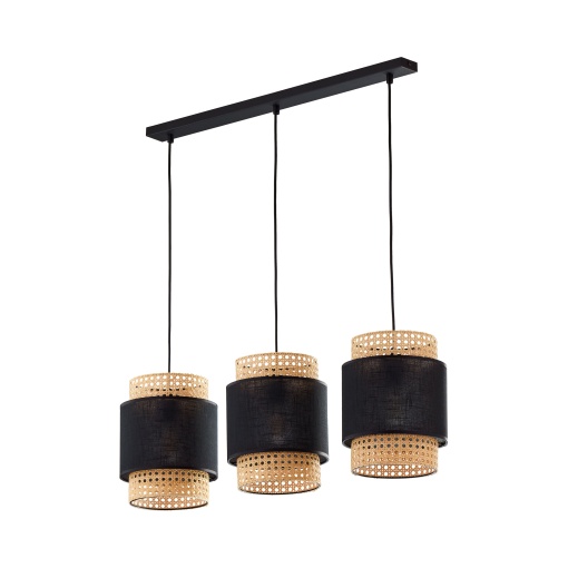 Lustra Negru 3xE27 BOHO 6541TK