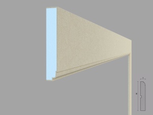 Ancadrament fereastra exterior FP110 dimensiuni 150x25x2000mm - Img 3