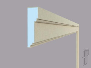 Ancadrament fereastra exterior FP120 dimensiuni 140x40x2000mm - Img 3