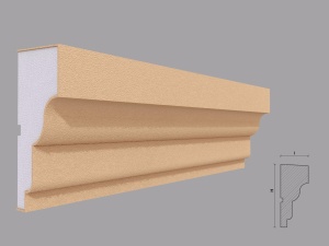 Ancadrament fereastra exterior FP130 dimensiuni 146x63x2000mm - Img 1