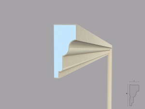 Ancadrament fereastra exterior FP130 dimensiuni 146x63x2000mm - Img 3