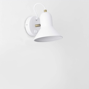 Aplica perete Astama Alb 1xE27 - Img 3