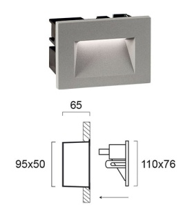 Aplica perete exterior LED 3000K Theta 4198800 - Img 2