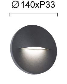 Aplica perete exterior LED 3000K Vita 4298300 - Img 3
