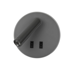 Aplica perete Furla Gri 2 x LED