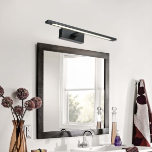 Aplica perete Isla Negru IP44 3000K - Img 2